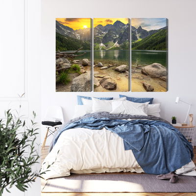 Ljuddämpande tavla - Morskie oko in tatra