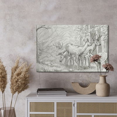 Ljuddämpande tavla - Sketch of a deer