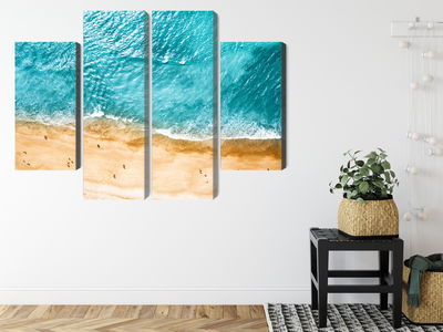 Ljuddämpande tavla - Aerial view of the ocean