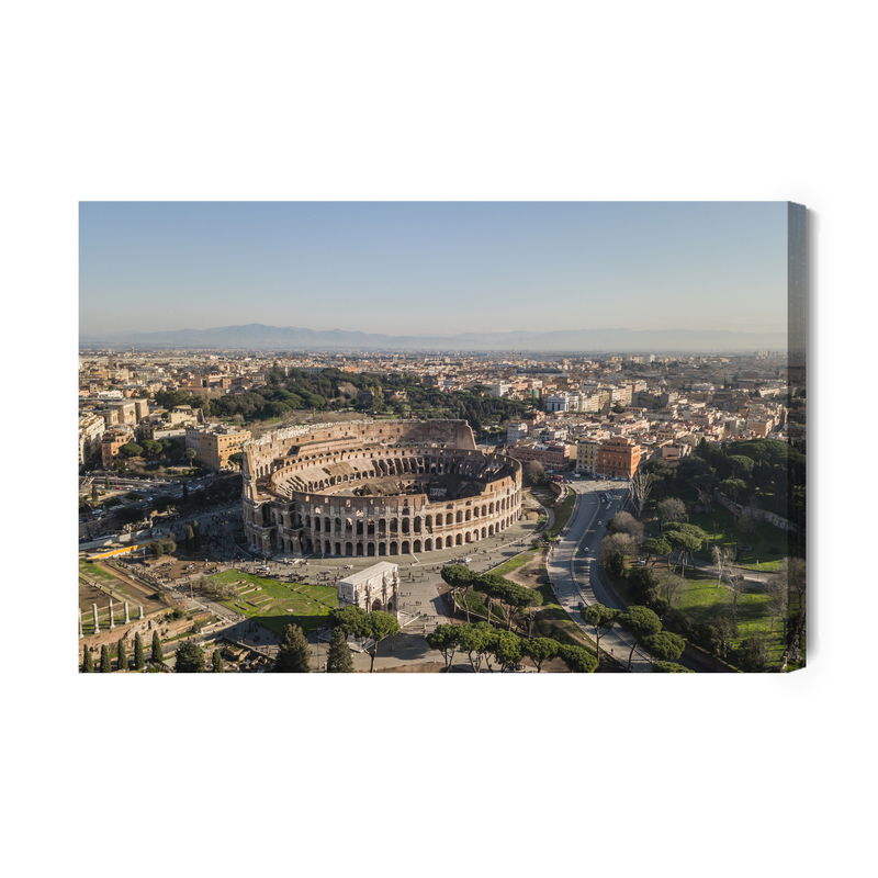 Ljuddämpande tavla - Aerial view of the Colosseum