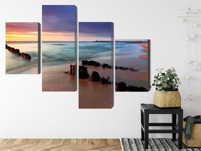 Ljuddämpande tavla - Sunrise over the baltic sea