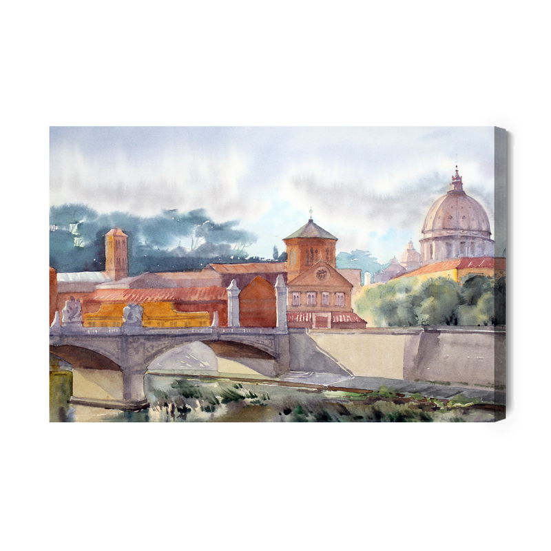 Ljuddämpande tavla - Beautiful landscapes of Rome