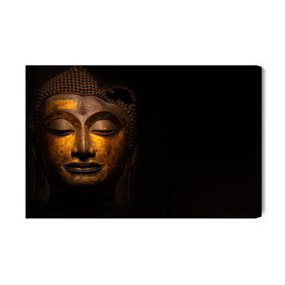 Ljuddämpande tavla - The face of the buddha