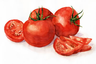 Ljuddämpande tavla - Tomatoes painted