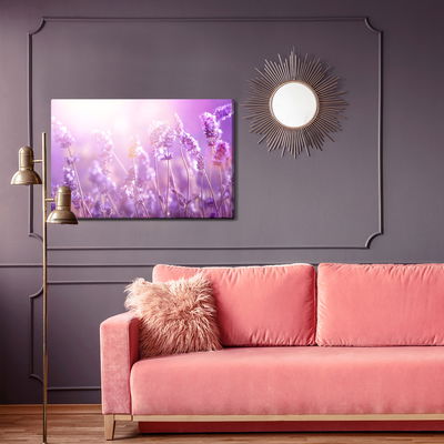 Ljuddämpande tavla - Lavender flowers in the sun
