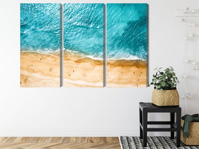 Ljuddämpande tavla - Aerial view of the ocean