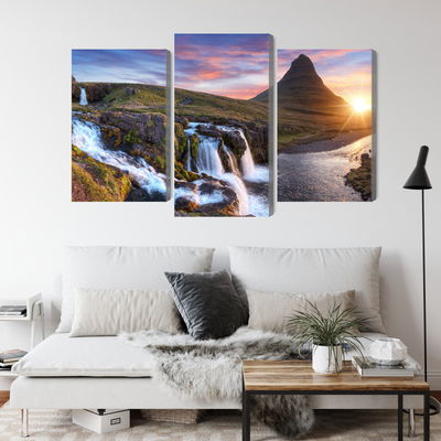 Ljuddämpande tavla - Kirkjufell mountain