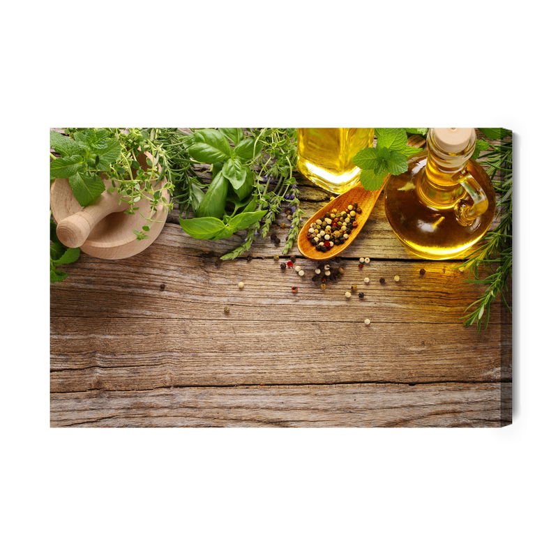 Ljuddämpande tavla - Provencal herbs with oil