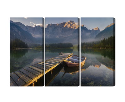 Ljuddämpande tavla - Wooden bridge over