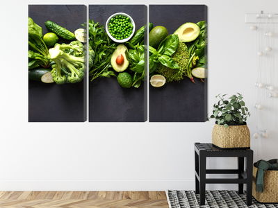 Ljuddämpande tavla - Green vegetables