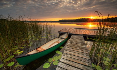 Ljuddämpande tavla - Summer sunrise