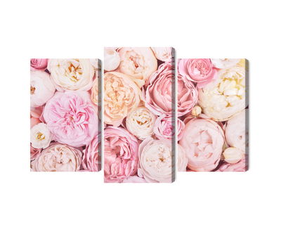 Ljuddämpande tavla - Blooming flowers in pastel