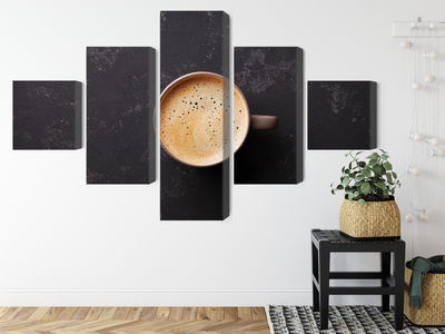 Ljuddämpande tavla - A cup of fresh coffee