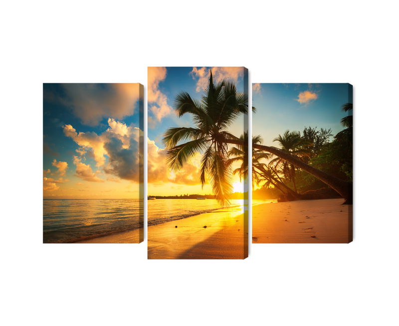 Ljuddämpande tavla - Tropical beach in punta