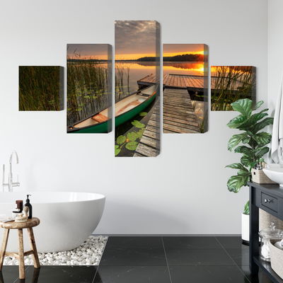 Ljuddämpande tavla - Summer sunrise