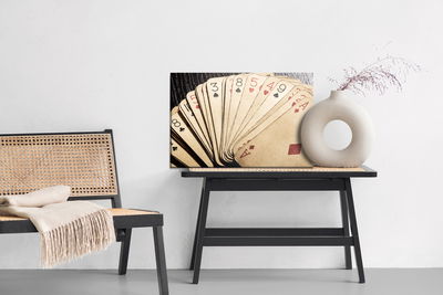 Ljuddämpande tavla - Old deck top view