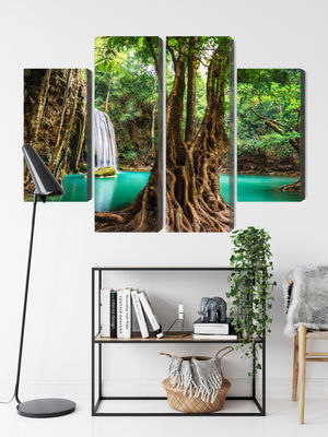 Ljuddämpande tavla - Erawan waterfalls