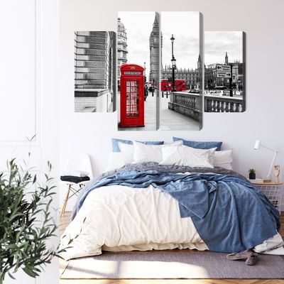 Ljuddämpande tavla - London telephone booth