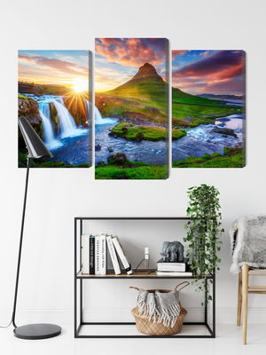 Ljuddämpande tavla - View of the kirkjufellsfoss