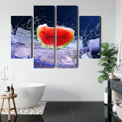 Ljuddämpande tavla - Watermelon on ice