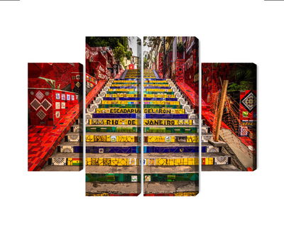 Ljuddämpande tavla - Selaron stairs