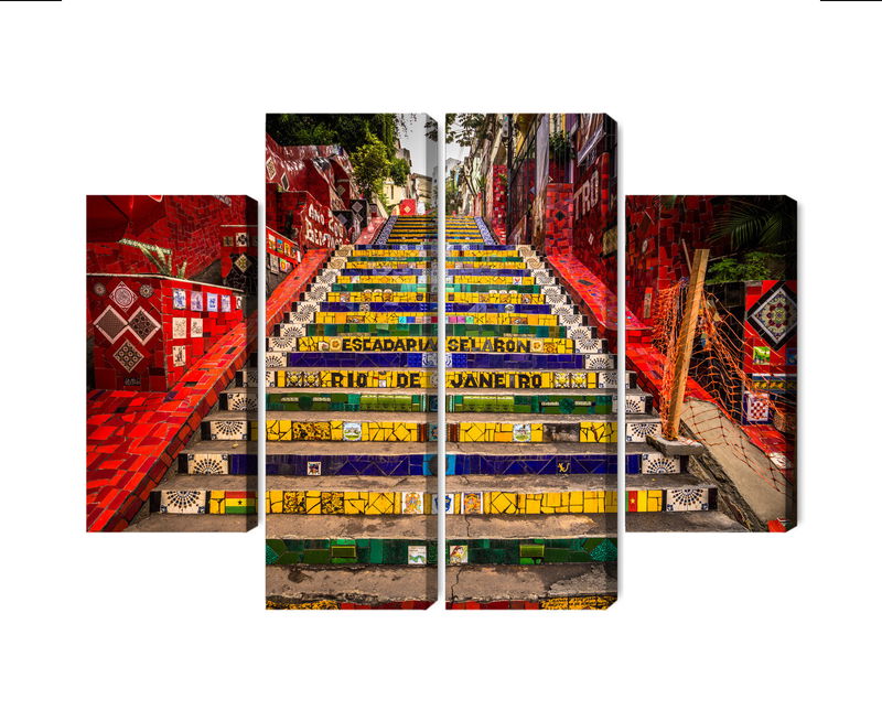 Ljuddämpande tavla - Selaron stairs