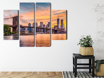 Ljuddämpande tavla - New York city panoramic