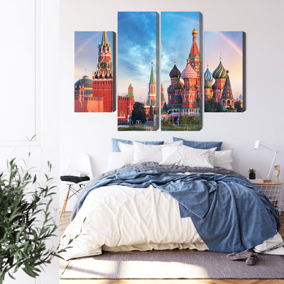 Ljuddämpande tavla - Panorama of the red square