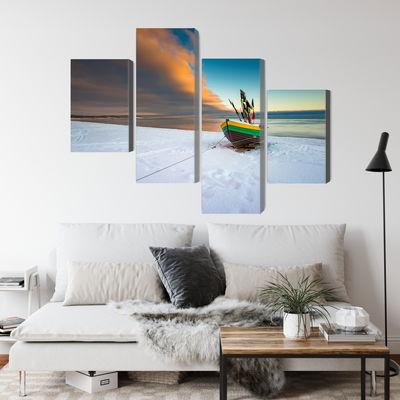 Ljuddämpande tavla - Fishing boat