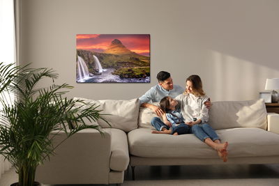 Ljuddämpande tavla - Kirkjufellsfoss waterfall