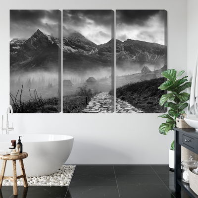 Ljuddämpande tavla - Hala gasienicowa in black