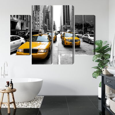 Ljuddämpande tavla - Taxis in New York