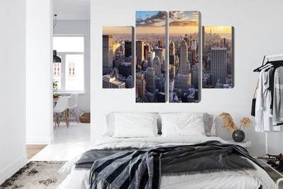 Ljuddämpande tavla - 3d panorama of New York city