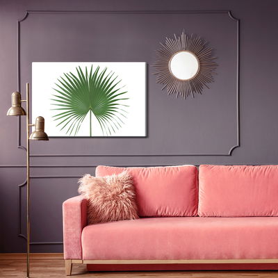 Ljuddämpande tavla - Green leaf