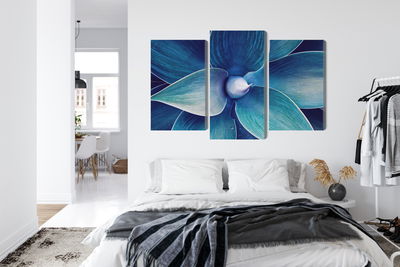 Ljuddämpande tavla - Top view of the plant