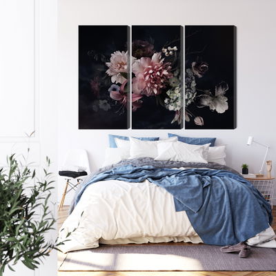 Ljuddämpande tavla - Flowers in vintage style