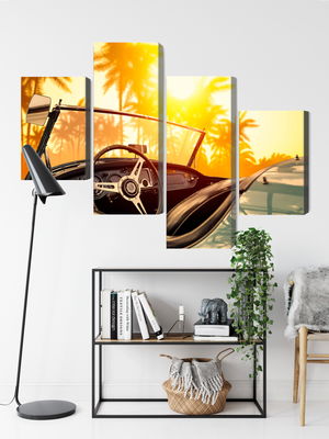 Ljuddämpande tavla - View from the car