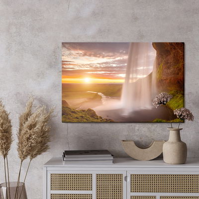 Ljuddämpande tavla - Seljalandsfoss waterfall
