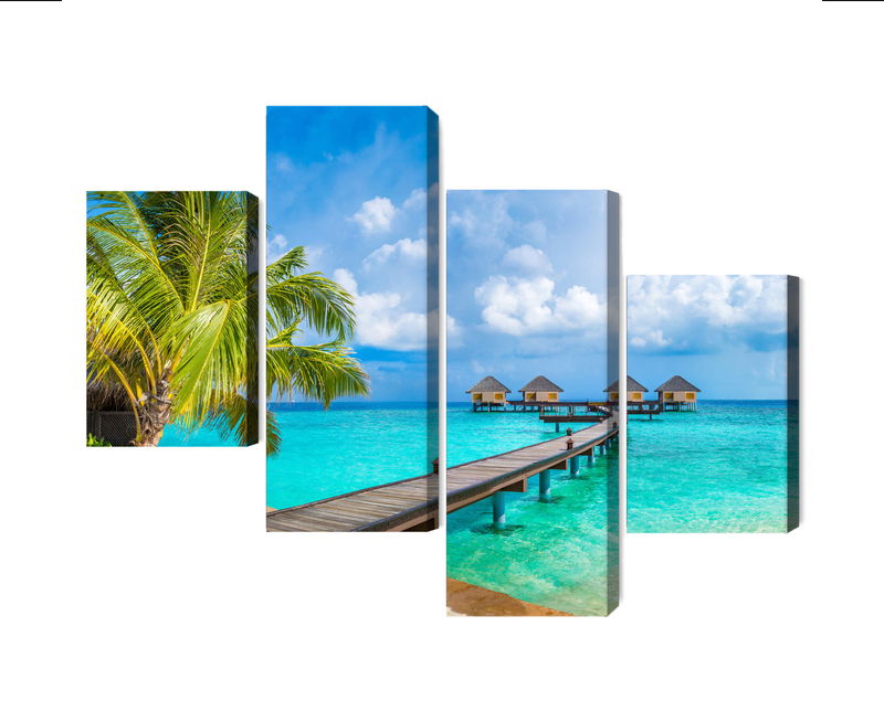 Ljuddämpande tavla - Floating houses