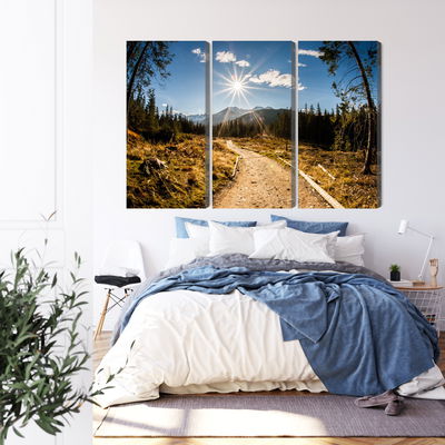 Ljuddämpande tavla - A sunny day in the tatras 3d