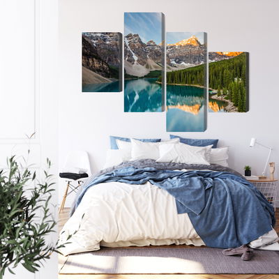 Ljuddämpande tavla - Canadian Moraine Lake 3d