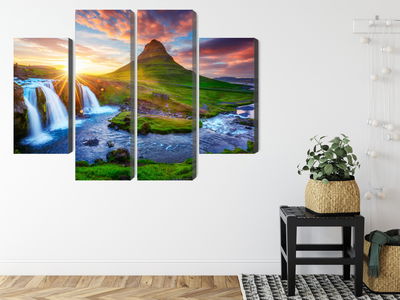 Ljuddämpande tavla - View of the kirkjufellsfoss