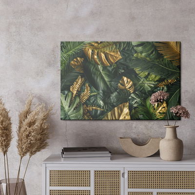 Ljuddämpande tavla - Colourful mixture of leaves