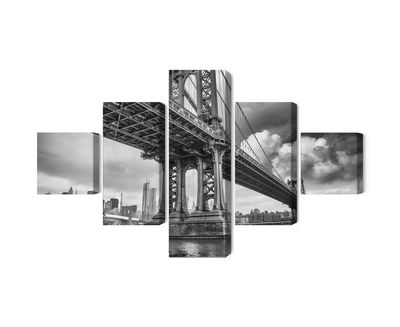 Ljuddämpande tavla - Manhattan bridge in New York