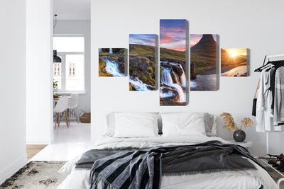 Ljuddämpande tavla - Kirkjufell mountain