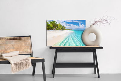 Ljuddämpande tavla - Sea and tropical beach