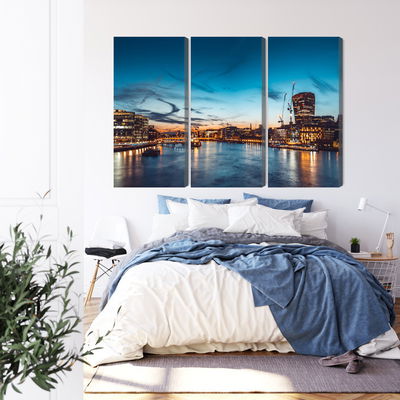 Ljuddämpande tavla - River thames in great britain