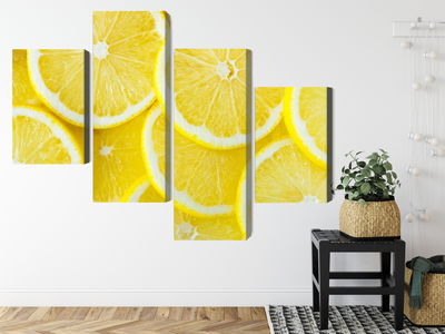 Ljuddämpande tavla - Lemon slices