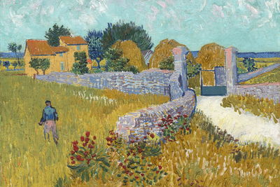 Ljuddämpande tavla - Vincent van gogh "farmhouse