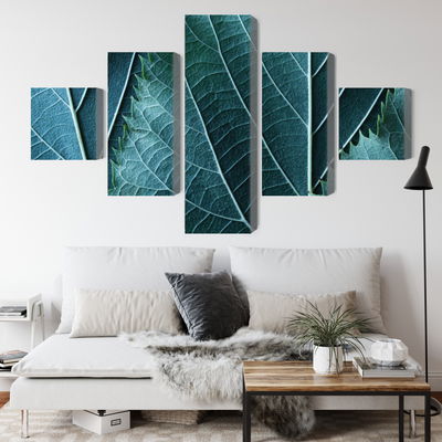 Ljuddämpande tavla - Leaves in a macro scale